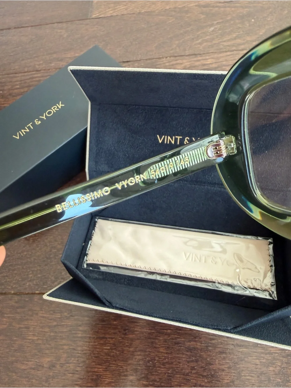 Vint & York Bellissimo Oversized Round Eyewear Glasses - Made in Italy